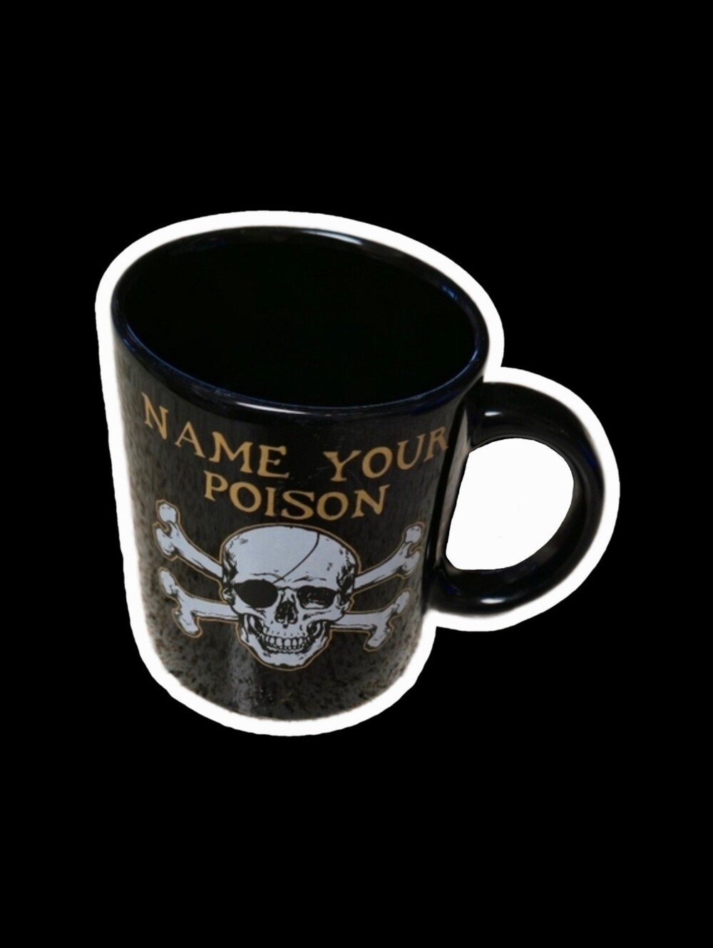 Pirate Ceramic Mug Name Your Poison